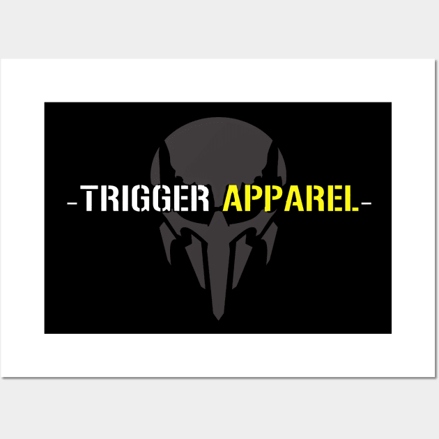 Trigger Yellowhite Wall Art by Trigger Apparel